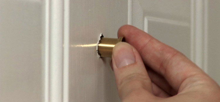 peephole door repair in Brawley